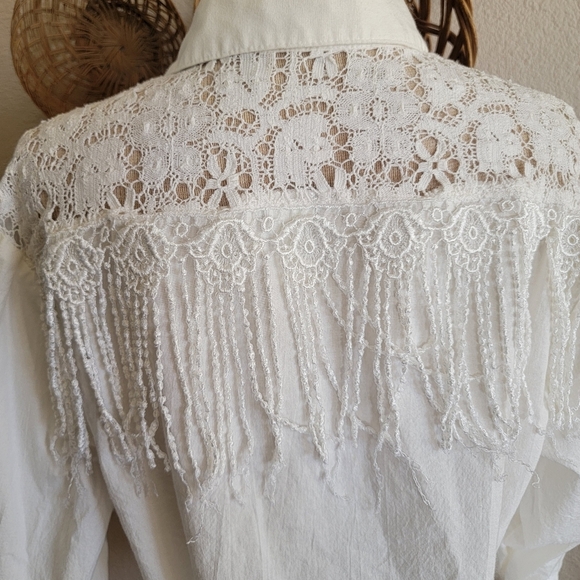 Vintage Circle T Western Blouse SZ  L - Picture 8 of 8